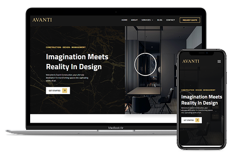 Avanti Construction Group Website